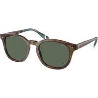 Polo Ralph Lauren , Shiny Brown Tortoise Sunglasses Bottle Green lenses, PH4206 501771, Mojo Glasses