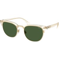 Polo Ralph Lauren , Shiny Transparent Light Yellow Sunglasses Dark Green lenses, PH4217 635771, Mojo Glasses