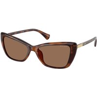 Ralph By Ralph Lauren , Shiny Dark Havana Sunglasses Brown lenses, RA5332U 614973, Mojo Glasses