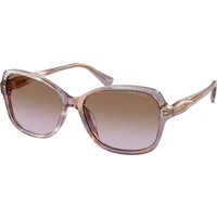 Ralph By Ralph Lauren , Striped Brown Sunglasses Gradient Violet lenses, RA5351U 634068, Mojo Glasses