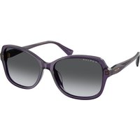 Ralph By Ralph Lauren , Blue Transparent Polarized Sunglasses Gradient Grey Polarized lenses, RA5351U 6345T3, Mojo Glasses