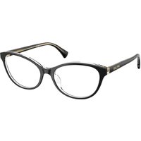 Ralph By Ralph Lauren , Black On Transparent Glasses, RA7186U 6297, Mojo Glasses