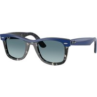 Ray-Ban Wayfarer RB2240, Blue On Havana Sunglasses Blue Gradient Grey lenses, Mojo Glasses