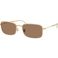 Photos - Sunglasses Ray-Ban RB3746 001/73 Arista Gold RB3746 (Brown)