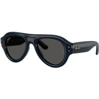Ray-Ban RB4925, Transparent Dark Blue Sunglasses Ultra Black lenses, Mojo Glasses