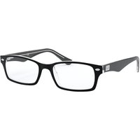 Ray-Ban RX5206, Black On Transparent Glasses, Mojo Glasses
