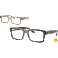 Ray-Ban RX5435, Photo Striped Grey Glasses, Mojo Glasses