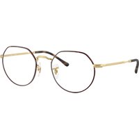 Ray-Ban Jack RX6465, Matt Havana On Matt Arista Gold Glasses, Mojo Glasses