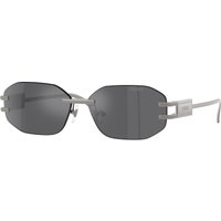 Versace , Gunmetal Sunglasses Grey Mirror Silver lenses, VE2274 10016G, Mojo Glasses