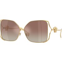 Versace , Gold Sunglasses Gradient Brown Mirror Silver lenses, VE2288 1002B8, Mojo Glasses