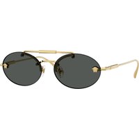 Versace , Gold Sunglasses Dark Grey lenses, VE2295 100287, Mojo Glasses