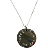 Engraved Necklace - Mum you're the best x