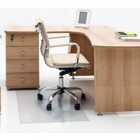 Advantagemat® PVC Lipped Chair Mat for Hard Floor - 90 x 120cm