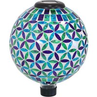 Illuminated Glass Goble with Metal Stand
