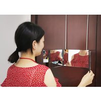 The 3-Way Door Mirror is the perfect way to check your appearance from every angle