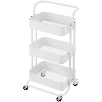 3 Tier Trolley White