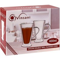 VINSANI DOUBLE WALL GLASSES CASA 1010316