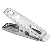Vinsani Pack of 20 - 80 Stainless Steel Spring Loaded Metal Laundry Clothes Clip Pegs