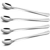 Vinsani 4pcs SSLong Handle Latte Spoons 0009999