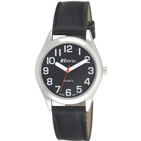 Ravel Womens Classic Strap Black Watch R0125.03.2