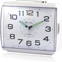 Ravel Large Square Retro Bedside Quartz Alarm Clock RC037.4