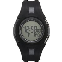 Acctim 'Alarme' Radio Controlled Watch Black Digital Sports Watch 60297