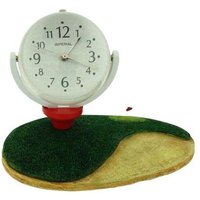 Miniature Clock Golf Playing Green Globe IMP424 - CLEARANCE NEEDS RE-BATTERY