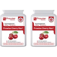 Cherry Max+ 2100mg (Pack of 2) 90 Vegan Capsules High Strength I Made in The UK
