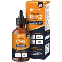 Vitamin D3 4000iu + K2 MK7 25µg Orange Liquid Drops I High Strength 30ml Bottle