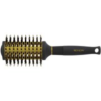 Revlon Ionic Ceramic Smooth Waves Large Round Barrel Blow Dry Hair Brush Nano Anti Bacterial Technology