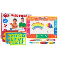 Doodle Children Creativity Drawing Mat, Small + Large and 5 Pcs Accessories Set