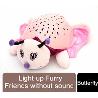 Light up Furry Friends without sound - Butterfly