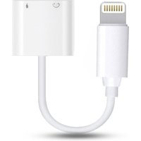 FX 2-in-1 Phone Audio Adapter for Phone 7/7plus, 8/8plus, XR - White