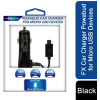 FX Car Charger Powabud for Micro USB Devices Simply Plug In The USB Power Cable