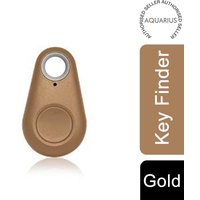 Aquarius Key Finder Anti-Lost Alarm with GPS Last Location Finder, Gold