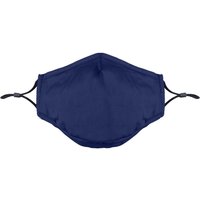 Cotton Mask- Three Layer With Filter Pocket - Adults - Blue