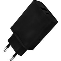 FX Dual EU Main Charger USB-C and USB-A, Black