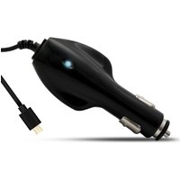 GVC 1000mAh Adaptive Car Charger For Micro USB Devices - Black