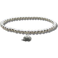 Hedgehog Silver Beaded Bracelet
