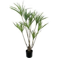125cm Dragon Tree Dracaena Plant Natural Look Artificial