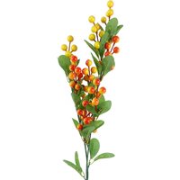 70cm Artificial Orange Berry Spray