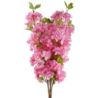 Pack of 6 x 100cm Pink Artificial Blossom Stem