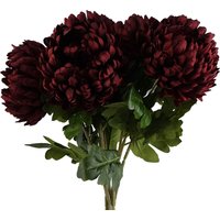 Pack of 6 x 75cm Extra Large Reflex Chrysanthemum - Red