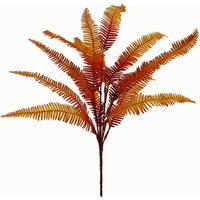 55cm Artificial Autumn Fern Bush Plant
