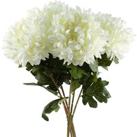 Pack of 6 x 75cm Extra Large Reflex Chrysanthemum - White
