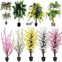 Artificial Blossom Trees Realistic Home Decor Realistic Display Home or Office Use by Leaf Design