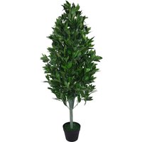 120cm (4ft) Artificial Topiary Bay Tree Pyramid Cone - Extra Large