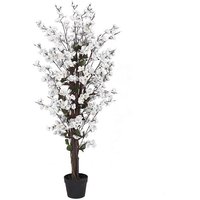 120cm Artificial White Blossom Tree