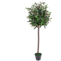 Leaf Design UK Realistic Artificial Olive Tree in Plastic Pot