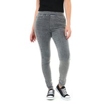 LADIES JEGGINGS ACID BLACK 12